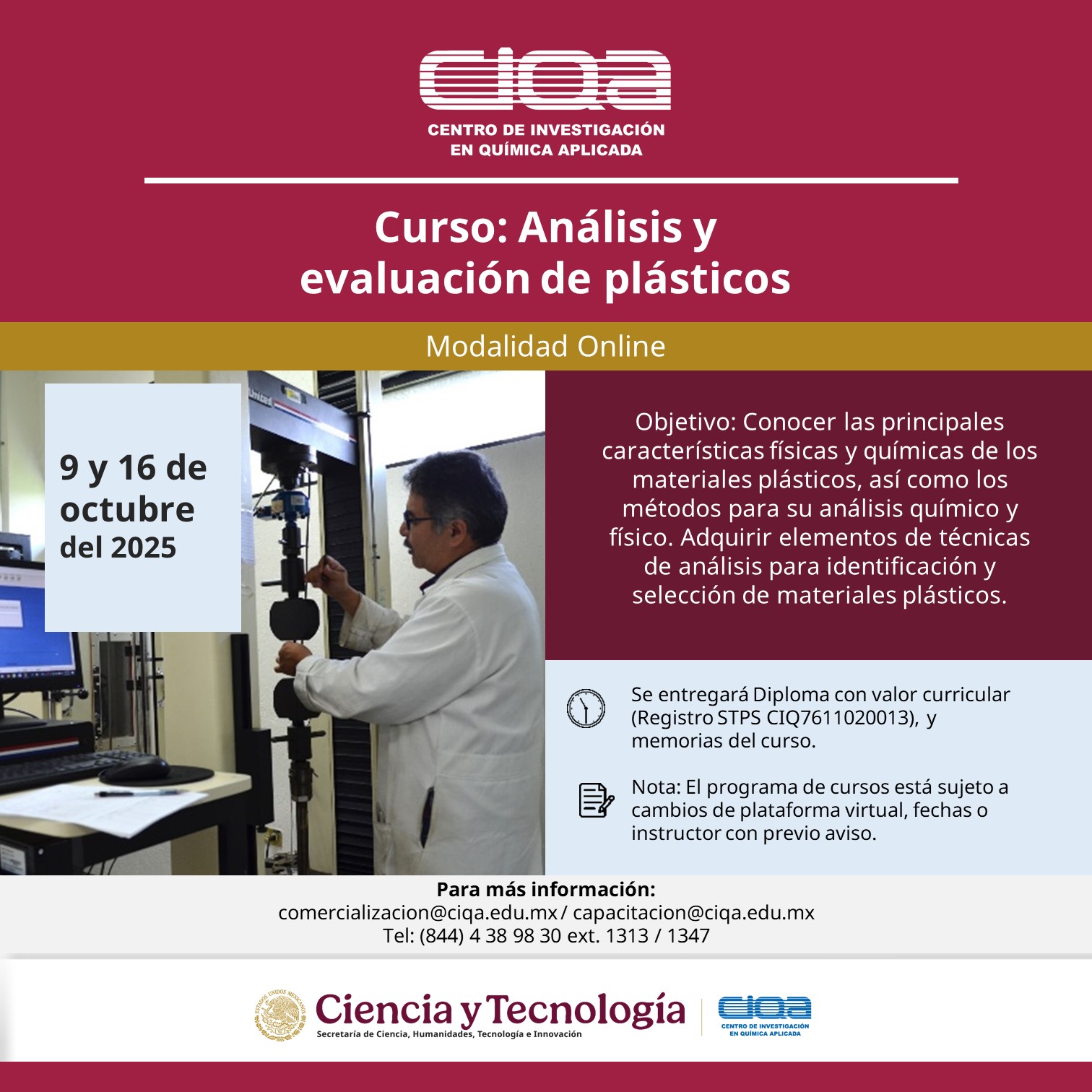 Análisis y Evaluación en Plásticos